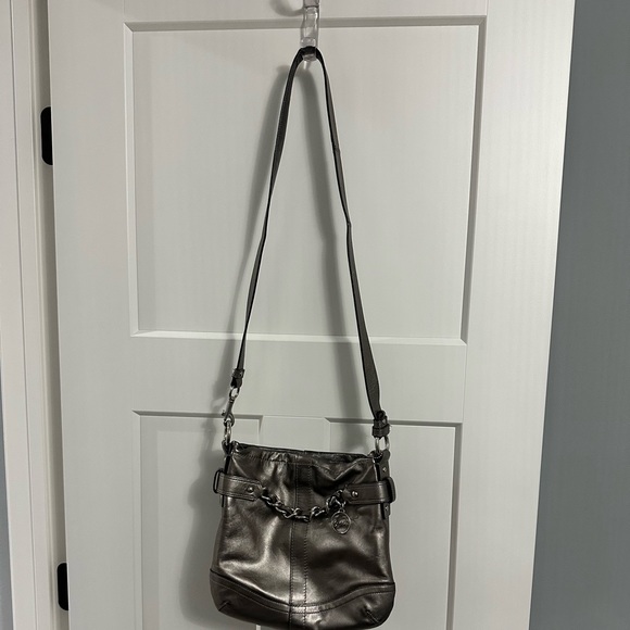 Covertible Chain Duffle purse silver / petwer / anthracite - Picture 6 of 6